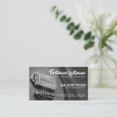 Strings Studio Guitar GreyAZ Visitekaartje (Staand voorkant)