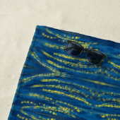 Strings van goud strandlaken (In situ)