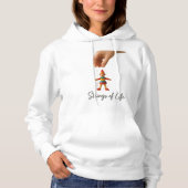 Strings van het leven | Poppencircus Sticker Hoodie (Voorkant)