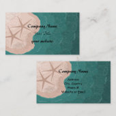 Stringvisthema's en zeestranthema's visitekaartje (Voorkant / Achterkant)