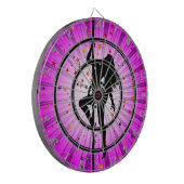 Strip Dance Girl Ggloing Darboard Dartbord (Voorkant Links)