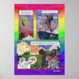 Strip Korte Verhaal Fantasie Wereld Verandering Ku Poster