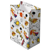Strip Patroon Cadeautas (Voorkant Gekanteld)