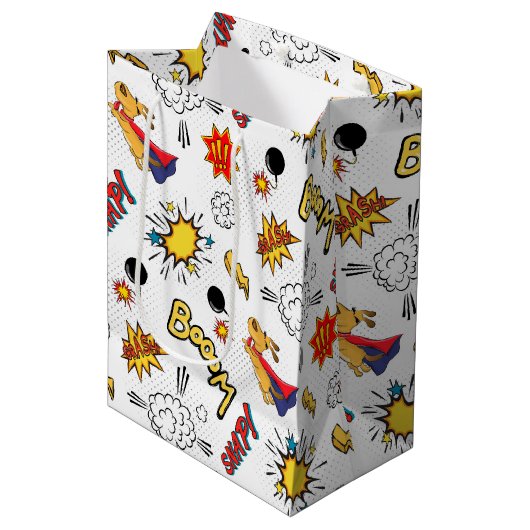 Strip Patroon Cadeautas (Voorkant Gekanteld)