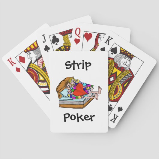 Strip Poker-spelkaarten Speelkaarten (Achterkant)