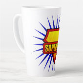 Strip Pop Art Super Moeder Latte Mok (Linkerhoek)