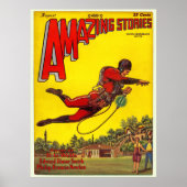  strip uit 1928 "Amazing Stories" Poster (Voorkant)