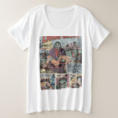  strip van 1950 grote maat t-shirt (Design voorkant)