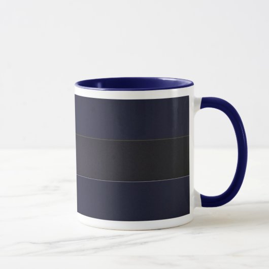Strip Wall in Navy Blue Mok (Rechts)
