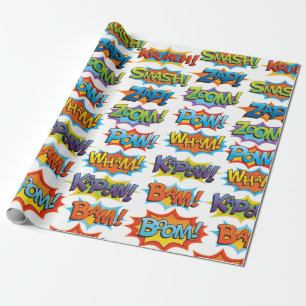 Stripactiewoord Cadeaupapier