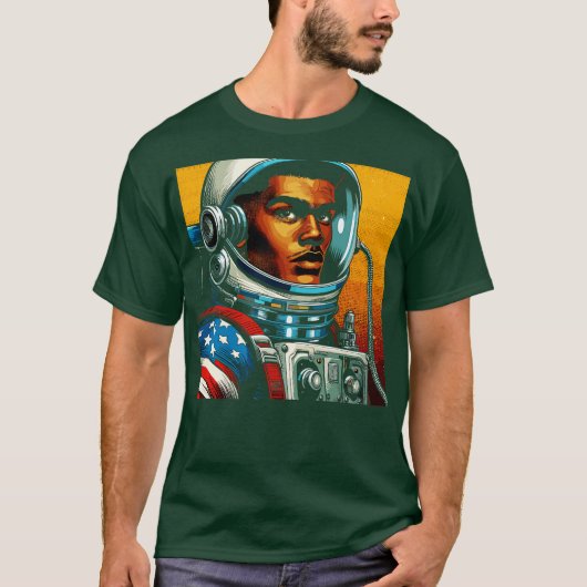 Stripboek Astronaut in Art Style T-shirt (Voorkant)