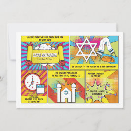 Stripboek Bar Mitzvah of Bat Mitzvah Kaart