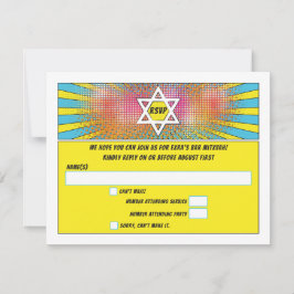 Stripboek Bar Mitzvah of Bat Mitzvah RSVP