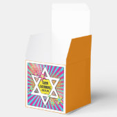 Stripboek Bar Mitzvah Star of David Bedankdoosjes (Geopend)