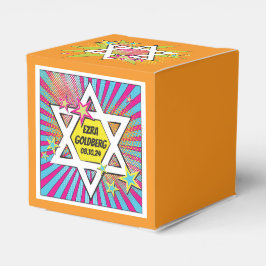 Stripboek Bar Mitzvah Star of David Bedankdoosjes