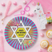 Stripboek Bar Mitzvah Star of David Papieren Bordje (Feest)