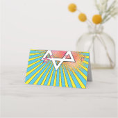 Stripboek Bar Mitzvah Star of David Plaatskaartje (Achterkant)