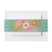 Stripboek Bar Mitzvah Star of David Uitnodigingen Wikkel (Voorkant Voorbeeld)