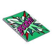 Stripboek BOOM Cool Plezier Modern Notitieboek (Rechterzijde)