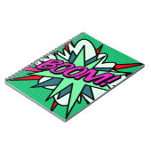 Stripboek BOOM Cool Plezier Modern Notitieboek (Linkerzijde)