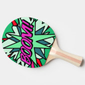 Stripboek BOOM Moderne Fun Koel Tafeltennisbatje (Zijkant)