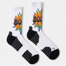 Stripboek BOOM Pop Art Sportieve Enkelsokken