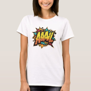Stripboek Burst: AAAL! Pop Art T-shirt