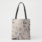 " stripboek Classified ads" Canvas tas (Voorkant)