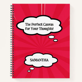 Stripboek cool schattige unieke trendy grafiek not notitieboek