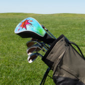 Stripboek gepersonaliseerde naam unieke golf hoofd golfheadcover (Insitu)