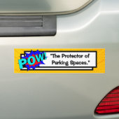 Stripboek grappige gepersonaliseerde slogan trendy bumpersticker (Op auto)