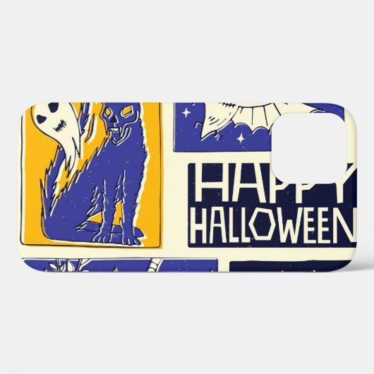 Stripboek Halloween Illustratie Case-Mate iPhone Case (Achterkant (horizontaal))