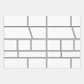 stripboek inpakpapier blanco cellen (Voorkant 2)