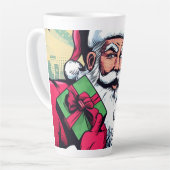 Stripboek Kerstman/Kerstmis Latte Mok (Linkerhoek)