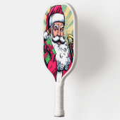 Stripboek Kerstman/Kerstmis Pickleball Paddle (Links)
