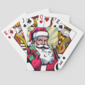Stripboek Kerstman/Kerstmis Pokerkaarten (Achterkant)