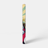 Stripboek Kerstman/Kerstmis Samsung Galaxy Hoesje (Linkerkant)