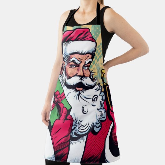 Stripboek Kerstman/Kerstmis Schort (Insitu)