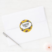 Stripboek klaar om te POP! Baby Shower Sprinkle Ronde Sticker (Envelop)