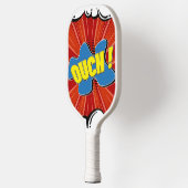 Stripboek Kunst Pop Ouch Funny Pickleball Paddle (Links)