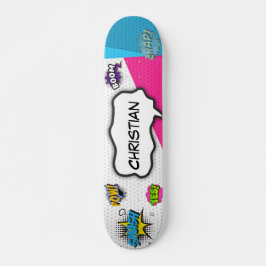 Stripboek Kunst Pop Plezier Persoonlijk Skateboard
