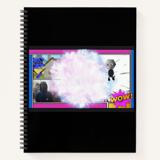 stripboek met schoolfoto's notitieboek