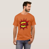 Stripboek Onomatopee meisje T-shirt (Voorkant volledig)
