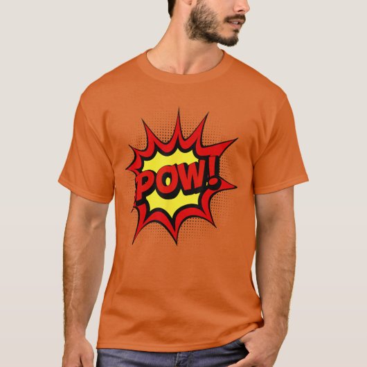 Stripboek Onomatopee meisje T-shirt (Voorkant)