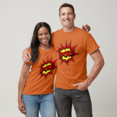 Stripboek Onomatopee meisje T-shirt (Unisex)