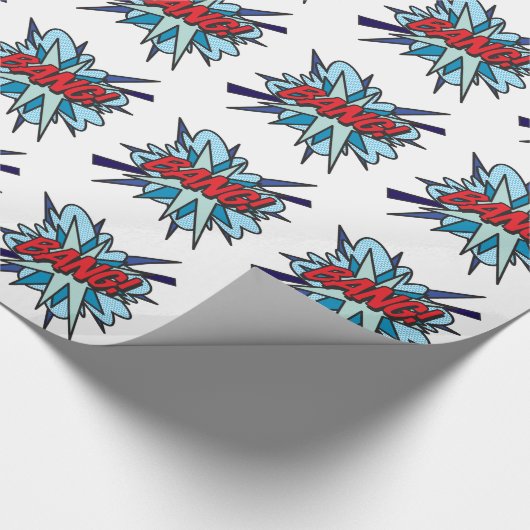 Stripboek Pop Art BANG Cadeaupapier (Hoek)