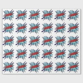 Stripboek Pop Art BANG Cadeaupapier (Vlak)