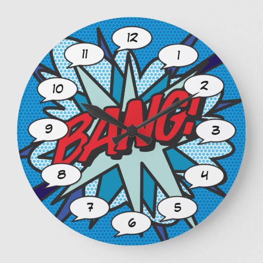 Stripboek Pop Art BANG Grote Klok (Voorkant)