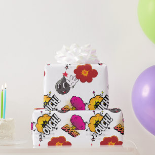 Stripboek Pop Art Boem Au Geschenk Cadeaupapier