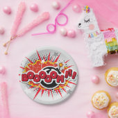 Stripboek Pop Art Boom Explosion Papieren Bordje (Feest)